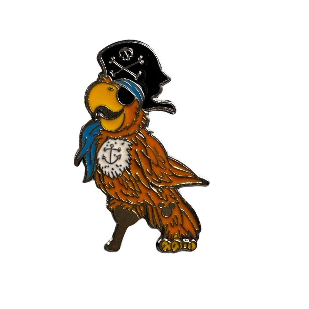 Disney Peg Leg Pete Pirate Parrot Trading Pin Pirates Caribbean 2007 Eye Patch
